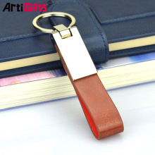 Designer keychains accessories leather key hanger,leather loop keychain